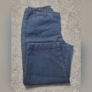 St. John's Bay Blue Relaxed Capri